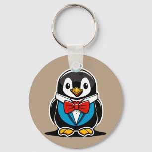 Chaveiro Logotipo de Mascote Pinguim Grafite – Arte de Rua