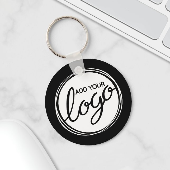 Chaveiro Logotipo de Negócios Personalizado (Criador carregado)