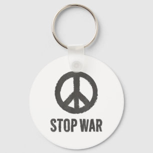Chaveiro Logotipo de Paz Símbolo Hippie para Parar a Guerra