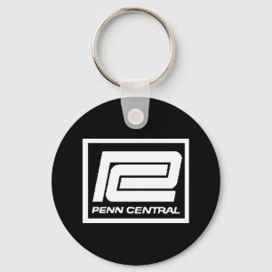 Chaveiro Logotipo de Penn Central Estrada de ferro Empresa
