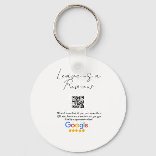 Chaveiro logotipo de revisão de negócios do Google Scan QR