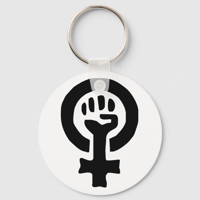 Chaveiro Logotipo de símbolo feminista (Frente)