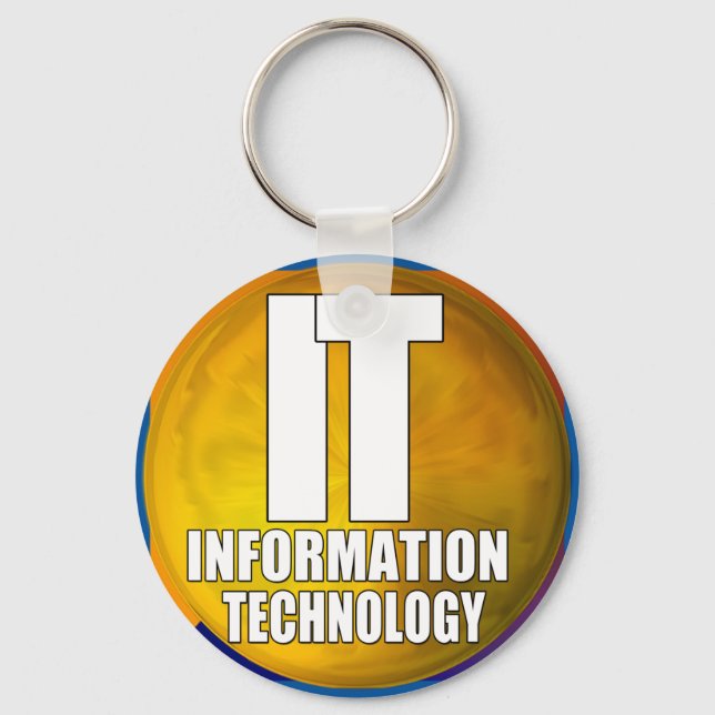 CHAVEIRO LOGOTIPO DE TI - TECNOLOGIA DA INFORMAÇÃO (Frente)