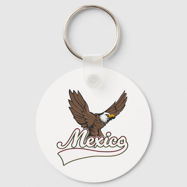Chaveiro logotipo de viagem ao México (Frente)