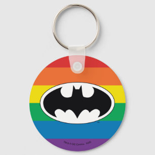 Chaveiro Logotipo do Batman Rainbow