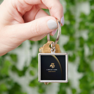 Chaveiro Logotipo do leão Elegante personalizado profission