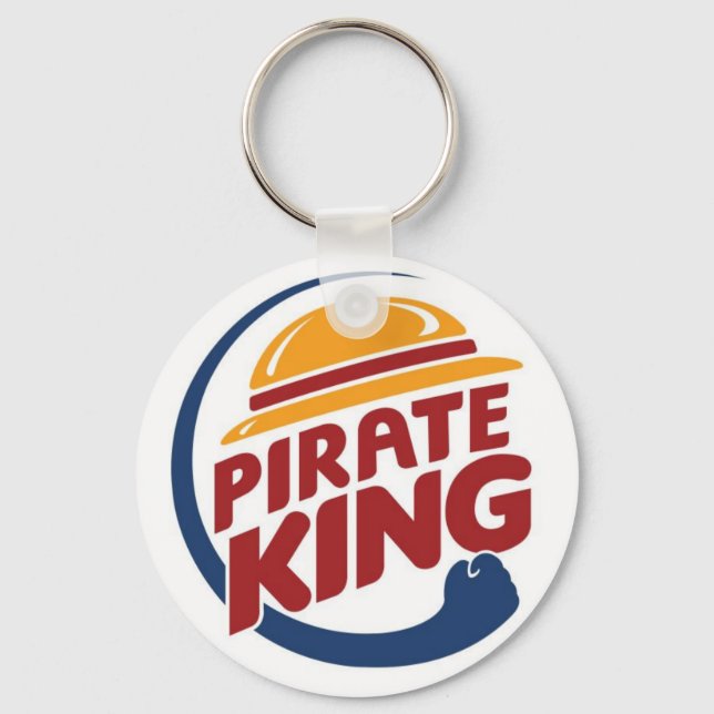 Chaveiro Logotipo do Rei Pirata (Frente)