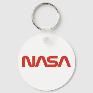 Chaveiro Logotipo do sem-fim vermelho da NASA