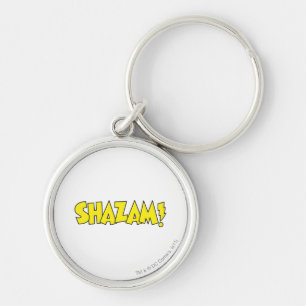 Chaveiro Logotipo do Shazam Amarelo