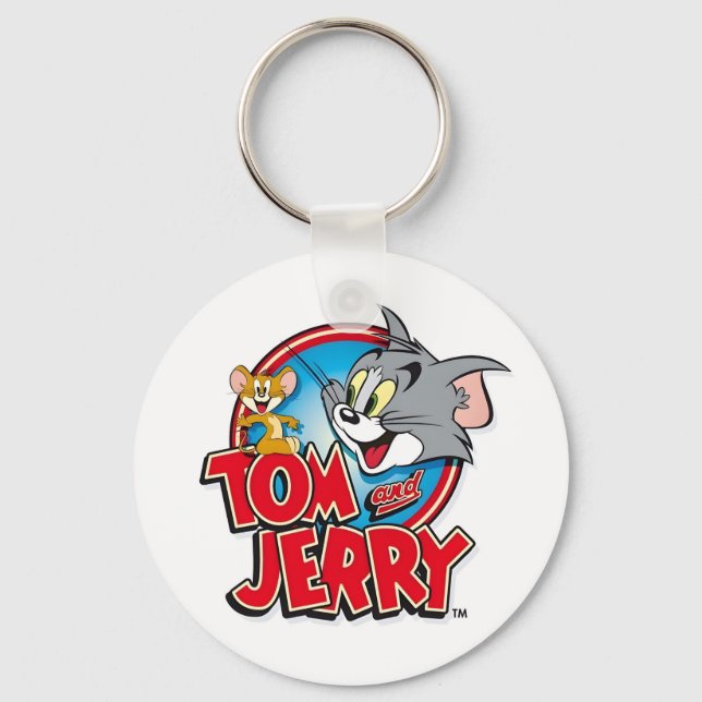 Chaveiro Logotipo do Tom e Jerry (Frente)