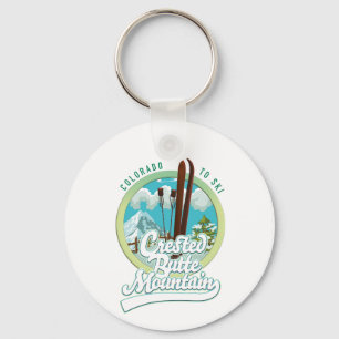 Chaveiro Logotipo do Trucker H da Crested Butte Mountain Co