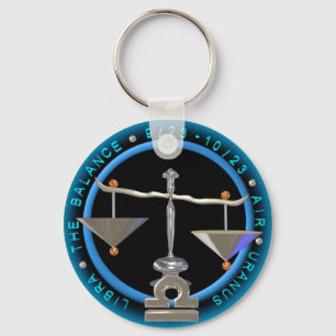Chaveiro Logotipo do zodíaco do Libra de Valxart