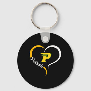 Chaveiro Logotipo dos Patriotas Pecões Half Heart Slogan Hs
