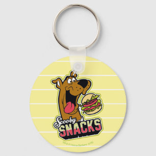 Chaveiro Logotipo dos petiscos de Scooby-Doo "Scooby"