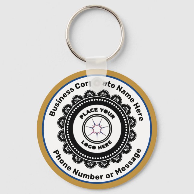 Chaveiro Logotipo Empresa Marca Promover Personalizado (Frente)