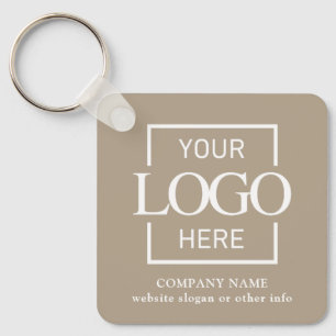 Chaveiro Logotipo Empresarial & Código QR Promocional Perso