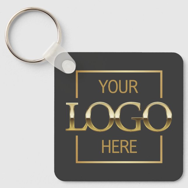 Chaveiro Logotipo Empresarial Personalizado & Código QR de  (Frente)