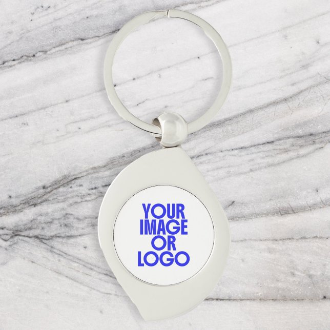 Chaveiro Logotipo Empresarial Simples Branco (Criador carregado)