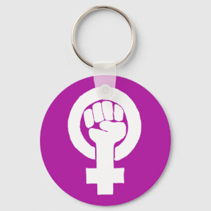 Chaveiro Logotipo, feminista / feminista, igualdade / igual