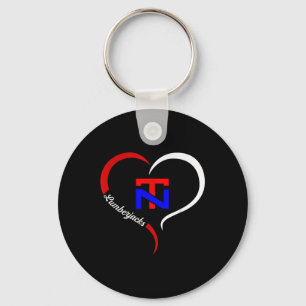 Chaveiro Logotipo Half Heart do North Tonawanda Lumberjacks