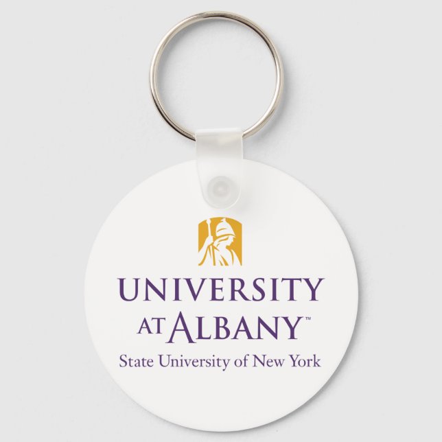 Chaveiro Logotipo Icônico da Universidade de Albany (Frente)