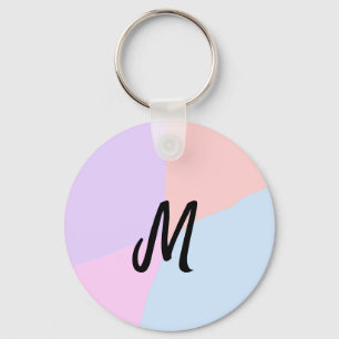 Chaveiro logotipo monograma simples e mínimo personalizado