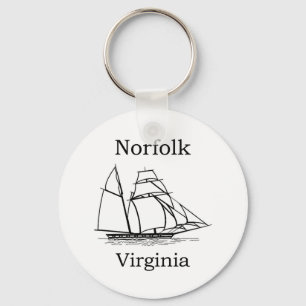 Chaveiro Logotipo para navios de altura Norfolk Virginia