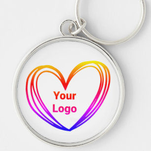 Chaveiro Logotipo personalizado simples e elegante aqui cl 