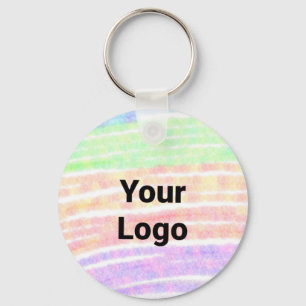 Chaveiro Logotipo personalizado simples e elegante aqui da 
