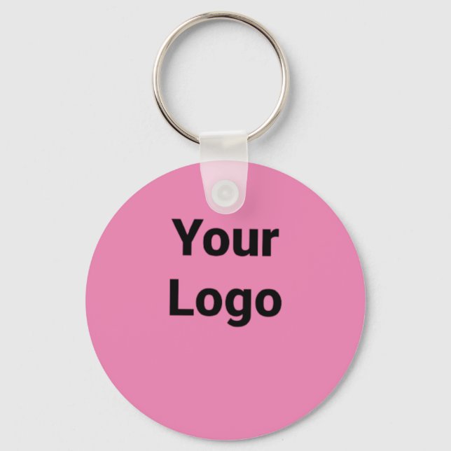 Chaveiro Logotipo personalizado simples e elegante aqui da  (Frente)