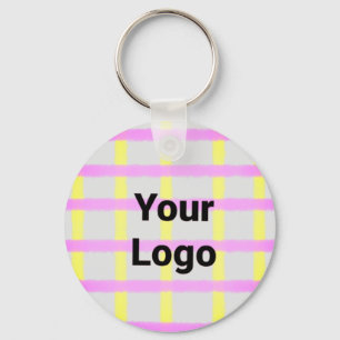 Chaveiro Logotipo personalizado simples e elegante aqui, em