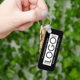 Chaveiro Logotipo profissional Texto promocional Presente p