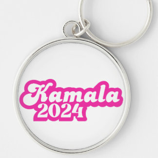 Chaveiro Logotipo rosa feminino Kamala Harris 2024