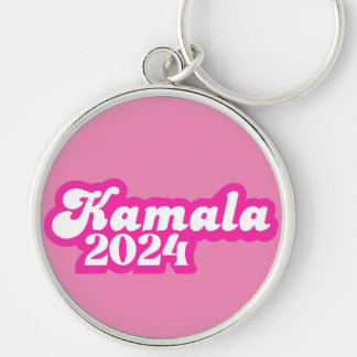 Chaveiro Logotipo rosa feminino Kamala Harris 2024