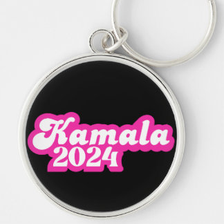 Chaveiro Logotipo rosa feminino Kamala Harris 2024