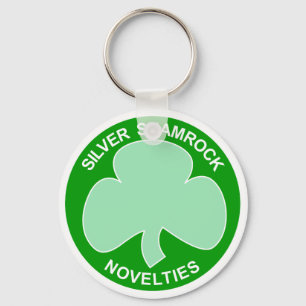 Chaveiro Logotipo Shamrock do Halloween Silver