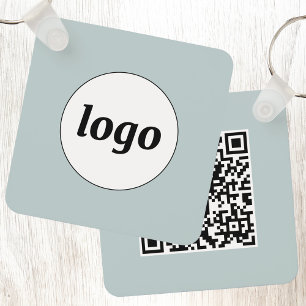 Chaveiro Logotipo simples Código QR Empresa