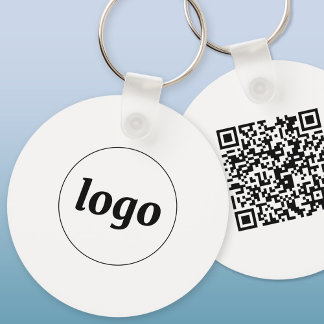 Chaveiro Logotipo simples Código QR Promocional comercial