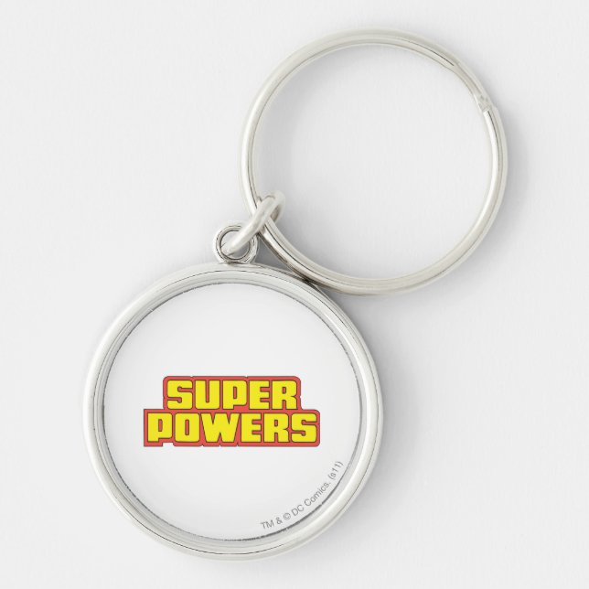 Chaveiro Logotipo Super Powers™ Amarelo (Frente)