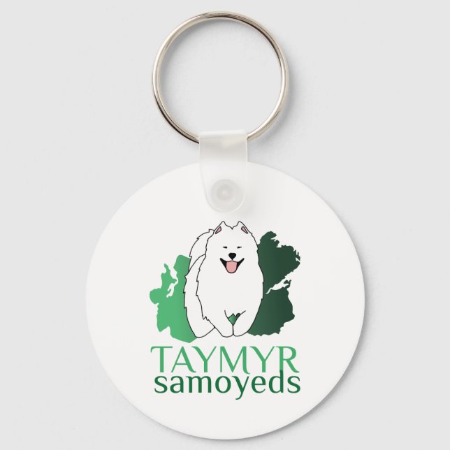Chaveiro logótipo Taymyr Samoyeds (Frente)