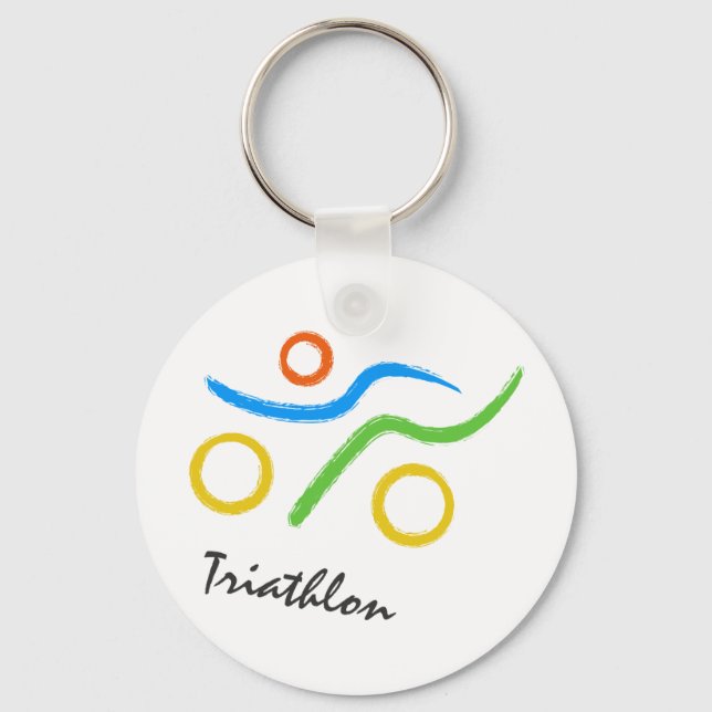 Chaveiro Logotipo Triathlon (Frente)