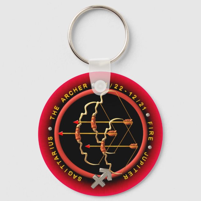 Chaveiro Logótipo Valxart Sagittarius zodiac (Frente)