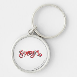 Chaveiro Logotipo vermelho da Supergirl