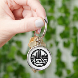 Chaveiro Logotipo Vintage da cidade de Berlim na moda