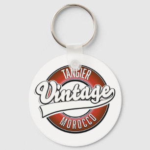 Chaveiro Logotipo vintage de Tânger Marrocos