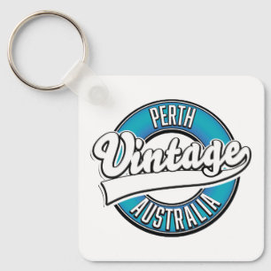 Chaveiro logotipo vintage Perth Austrália