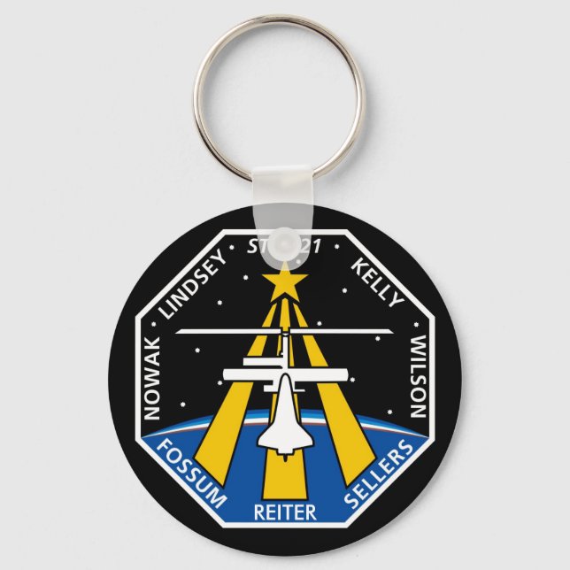 Chaveiro Logotipo YOUR_NAME_HERE STS-121 (Frente)