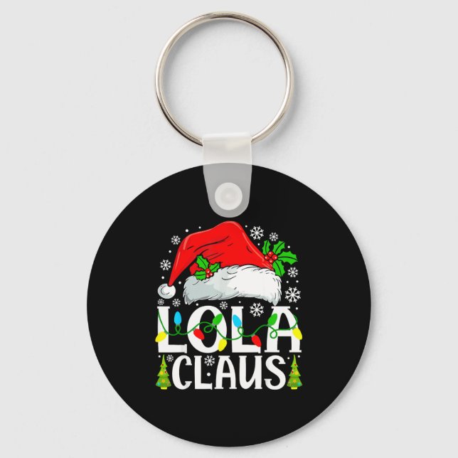 Chaveiro Lola Claus Funny Christmas Family Matching  (Frente)