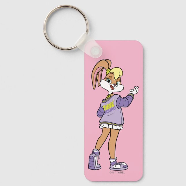 Chaveiro Lola TUNE SQUAD™ Varsity Heart (Frente)