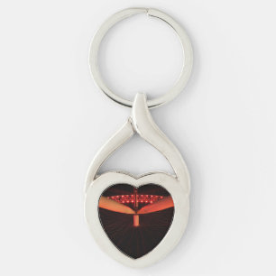Chaveiro London Eye na Night Heart Keychain